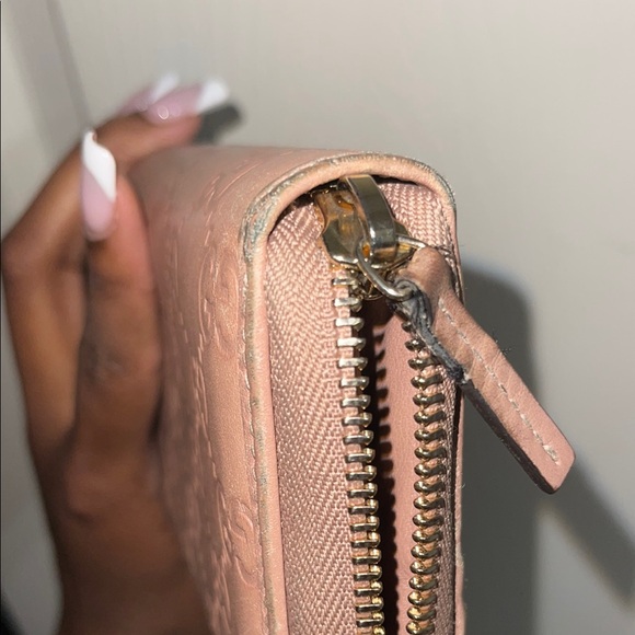Gucci Pink Leather Wallet - Picture 9 of 10
